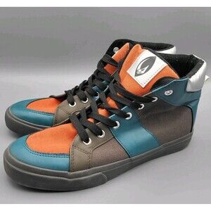 GroundUp Mandalorian Hi-Top Canvas Sneakers Size Adult Men's 7 Star Wars Shoes